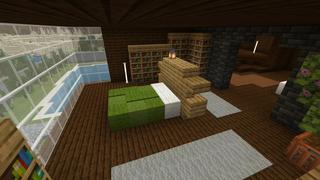 Screenshot of the Minecraft Bedrock Marketplace product Billionaire Mansion! created by Fall Studios.