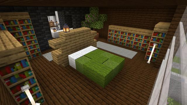Screenshot of the Minecraft Bedrock Marketplace product Billionaire's Mansion created by Fall Studios.