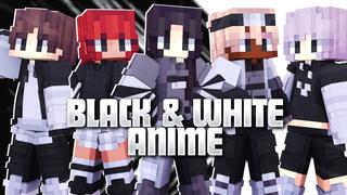 Thumbnail of the Minecraft Bedrock Marketplace product Black & White Anime created by Fall Studios.