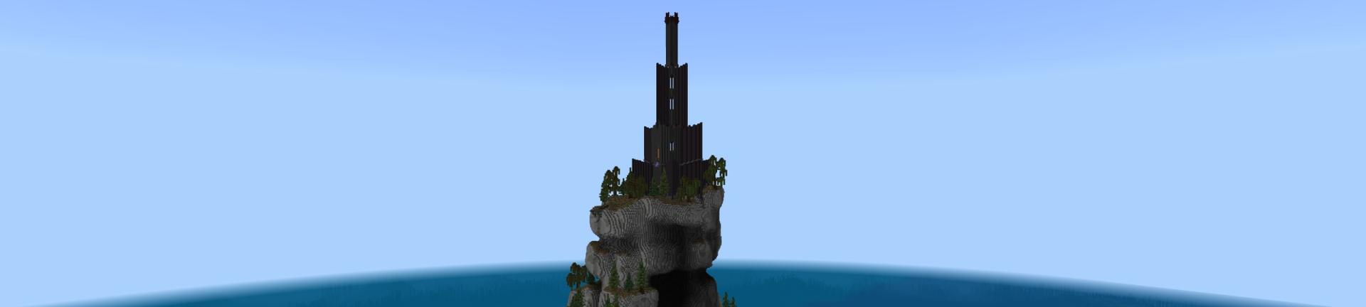 Panorama of the Minecraft Bedrock Marketplace product Black Tower Base created by Fall Studios.