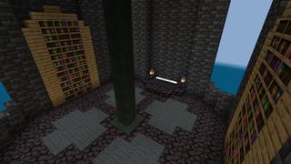 Screenshot of the Minecraft Bedrock Marketplace product Black Tower Base created by Fall Studios.