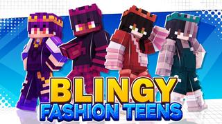 Thumbnail of the Minecraft Bedrock Marketplace product Blingy Fashion Teens created by Fall Studios.