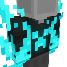 Thumbnail of the Minecraft Bedrock Marketplace product Bold Soul Blue Fire Hoodie created by Fall Studios.