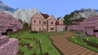 Screenshot of the Minecraft Bedrock Marketplace product Mansão Flor de Cerejeira created by Fall Studios.