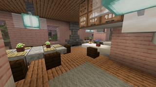 Screenshot of the Minecraft Bedrock Marketplace product Mansão Flor de Cerejeira created by Fall Studios.