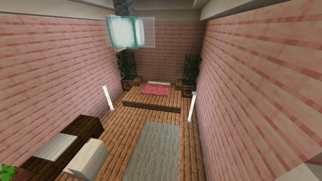 Screenshot of the Minecraft Bedrock Marketplace product Cherry Blossom Mansion created by Fall Studios.