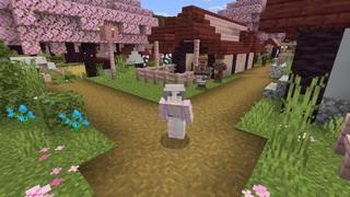 Screenshot of the Minecraft Bedrock Marketplace product Cherry Village created by Fall Studios.