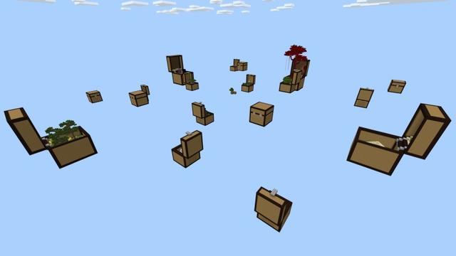 Screenshot of the Minecraft Bedrock Marketplace product Chest Skyblock created by Fall Studios.