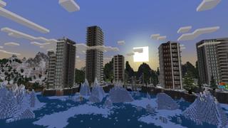 Screenshot of the Minecraft Bedrock Marketplace product Christmas City created by Fall Studios.