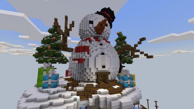Screenshot of the Minecraft Bedrock Marketplace product Christmas Parkour created by Fall Studios.