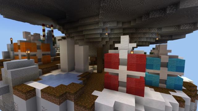 Screenshot of the Minecraft Bedrock Marketplace product Christmas Parkour created by Fall Studios.