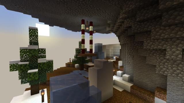 Screenshot of the Minecraft Bedrock Marketplace product Christmas Parkour created by Fall Studios.
