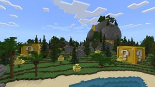 Screenshot of the Minecraft Bedrock Marketplace product Classic Lucky Blocks created by Fall Studios.