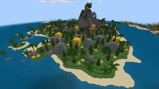 Screenshot of the Minecraft Bedrock Marketplace product Classic Lucky Blocks created by Fall Studios.