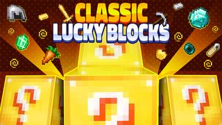 Thumbnail of the Minecraft Bedrock Marketplace product Classic Lucky Blocks created by Fall Studios.