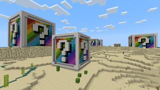 Screenshot of the Minecraft Bedrock Marketplace product Classic Rainbow Blocks created by Fall Studios.