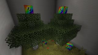 Screenshot of the Minecraft Bedrock Marketplace product Classic Rainbow Blocks created by Fall Studios.