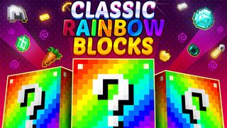 Thumbnail of the Minecraft Bedrock Marketplace product Classic Rainbow Blocks created by Fall Studios.