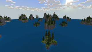 Screenshot of the Minecraft Bedrock Marketplace product Cliff Biome created by Fall Studios.