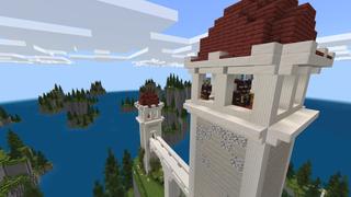 Screenshot of the Minecraft Bedrock Marketplace product Cliff Biome created by Fall Studios.