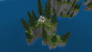 Screenshot of the Minecraft Bedrock Marketplace product Cliff Biome created by Fall Studios.
