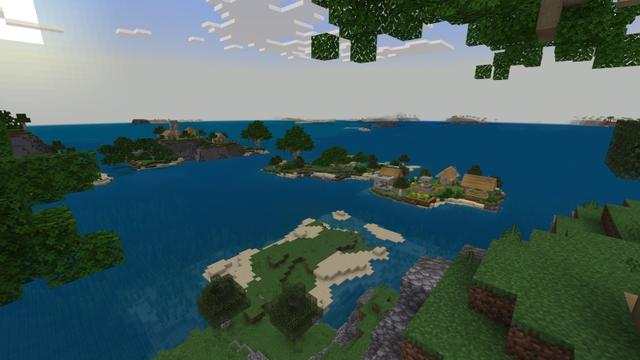 Screenshot of the Minecraft Bedrock Marketplace product Cliff Mansion created by Fall Studios.