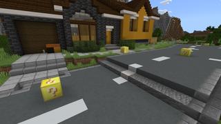 Screenshot of the Minecraft Bedrock Marketplace product Craftable Lucky Blocks created by Fall Studios.