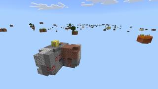 Screenshot of the Minecraft Bedrock Marketplace product Craftable Lucky Skyblock created by Fall Studios.