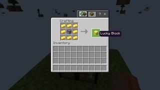 Screenshot of the Minecraft Bedrock Marketplace product Craftable Lucky Skyblock created by Fall Studios.