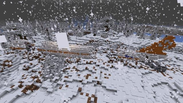 Screenshot of the Minecraft Bedrock Marketplace product Crashed: Frozen Tundra created by Fall Studios.
