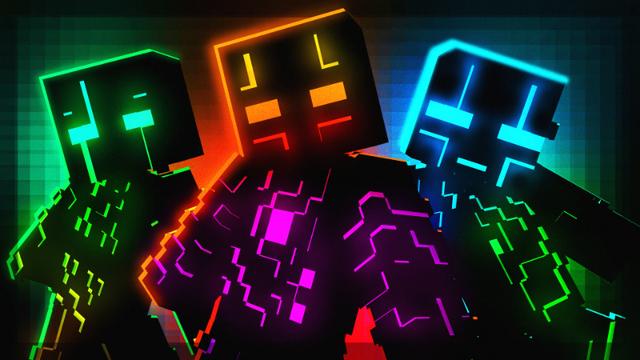 Thumbnail of the Minecraft Bedrock Marketplace product Cyber Glow created by Fall Studios.
