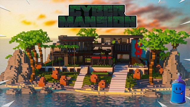Thumbnail of the Minecraft Bedrock Marketplace product Cyber Mansion created by Fall Studios.