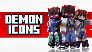 Thumbnail of the Minecraft Bedrock Marketplace product Demon Icons created by Fall Studios.