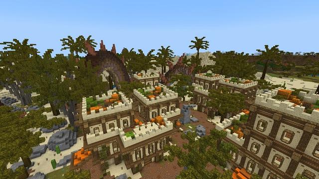 Screenshot of the Minecraft Bedrock Marketplace product Desert Snake created by Fall Studios.