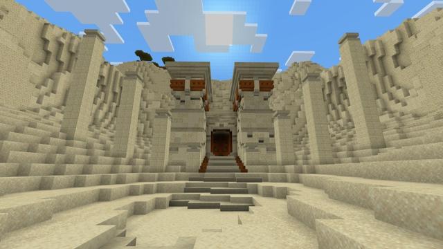 Screenshot of the Minecraft Bedrock Marketplace product Desert Valley created by Fall Studios.