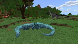 Screenshot of the Minecraft Bedrock Marketplace product Dinosaur Adventure created by Fall Studios.