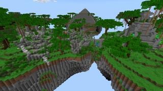 Screenshot of the Minecraft Bedrock Marketplace product Dinosaur Skyblock created by Fall Studios.