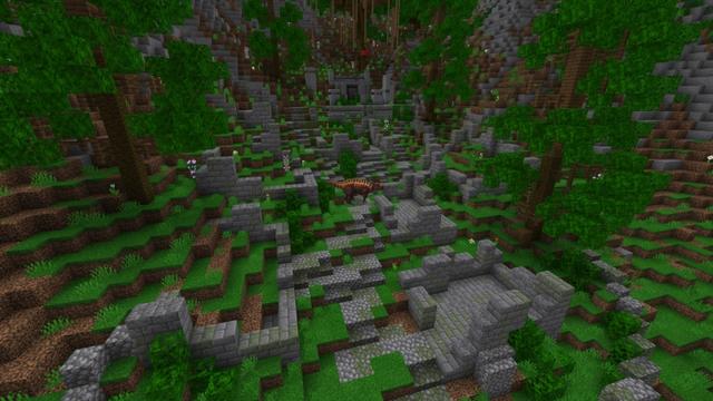 Screenshot of the Minecraft Bedrock Marketplace product Dinosaur Survival created by Fall Studios.