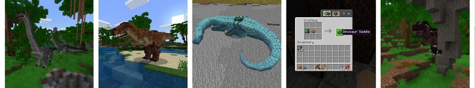 Panorama of the Minecraft Bedrock Marketplace product Dinosaur World created by Fall Studios.