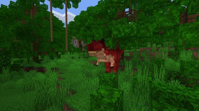 Screenshot of the Minecraft Bedrock Marketplace product Dinosaur World created by Fall Studios.