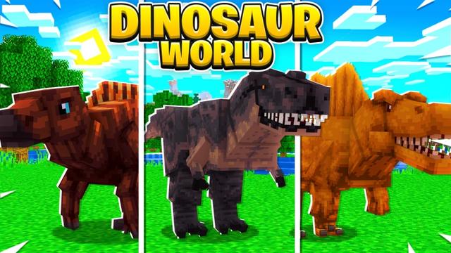 Thumbnail of the Minecraft Bedrock Marketplace product Dinosaur World created by Fall Studios.
