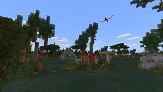 Screenshot of the Minecraft Bedrock Marketplace product Dinosaurs! created by Fall Studios.