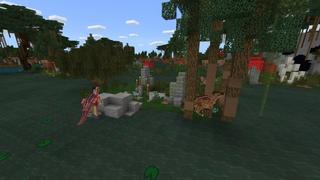 Screenshot of the Minecraft Bedrock Marketplace product Dinosaurs! created by Fall Studios.