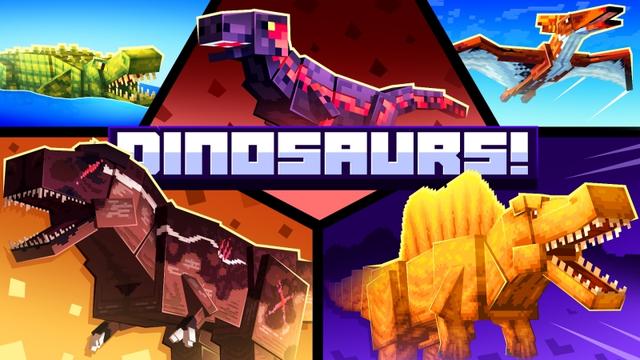 Thumbnail of the Minecraft Bedrock Marketplace product Dinosaurs! created by Fall Studios.