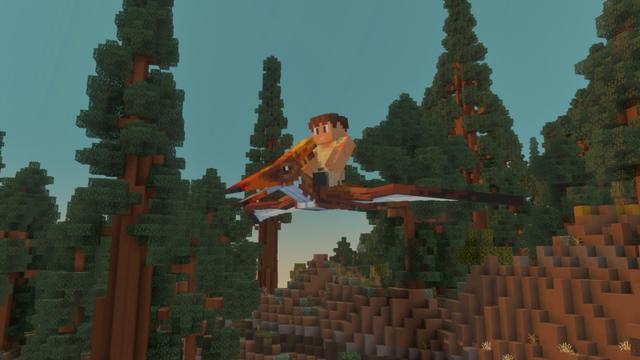 Screenshot of the Minecraft Bedrock Marketplace product Dinosaurs created by Fall Studios.