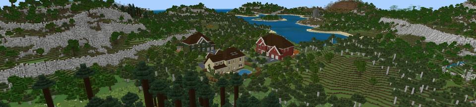 Panorama of the Minecraft Bedrock Marketplace product Dogs created by Fall Studios.