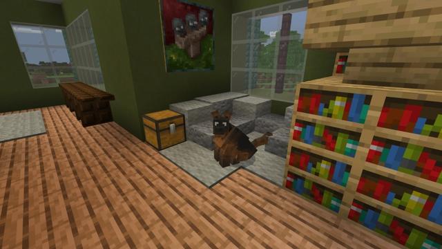 Screenshot of the Minecraft Bedrock Marketplace product Dogs created by Fall Studios.