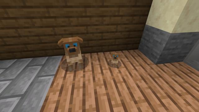 Screenshot of the Minecraft Bedrock Marketplace product Dogs created by Fall Studios.