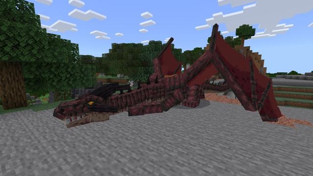 Screenshot of the Minecraft Bedrock Marketplace product Dragon Adventure created by Fall Studios.