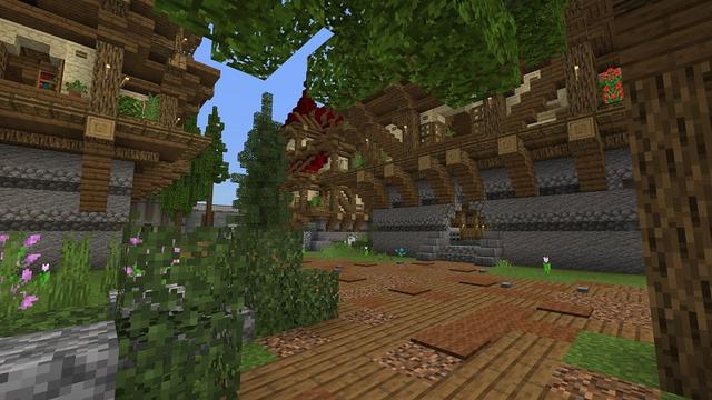 Screenshot of the Minecraft Bedrock Marketplace product Dragon Fortress created by Fall Studios.
